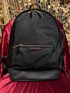 Michael Kors Black and Gold Men's Backpack